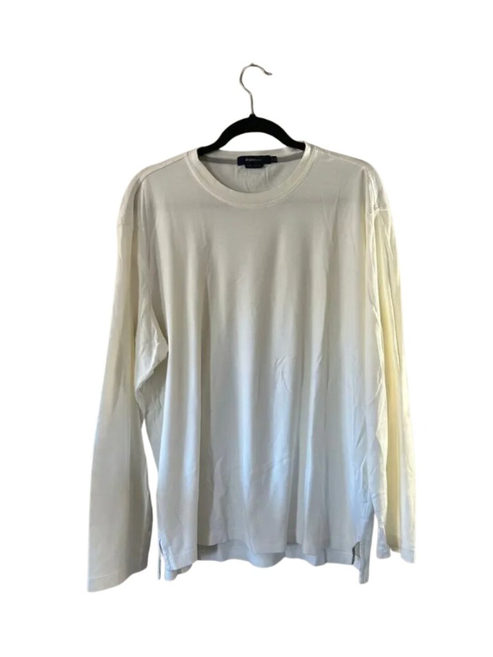 Zegna Sport Cream Long Sleeve T Shirt Size XXL